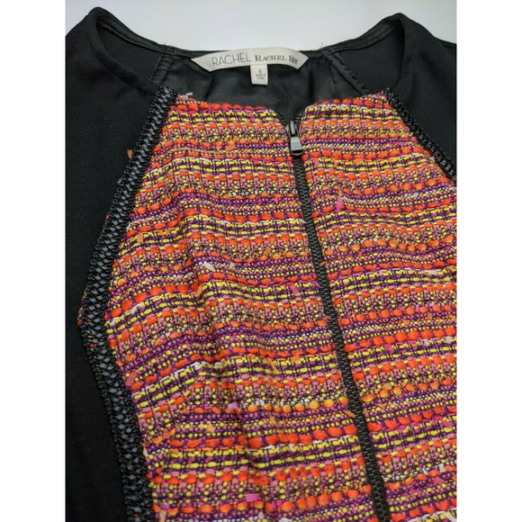 Rachel Rachel Roy Womens Sleeveless Crew Neck Sheath Woven Dress Orange Sz 6 - Picture 3 of 10